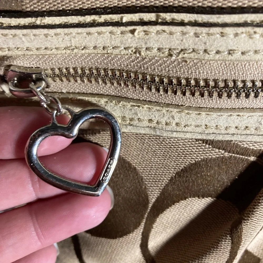 Coach Poppy Stylish Tan Designer Tote Bag
